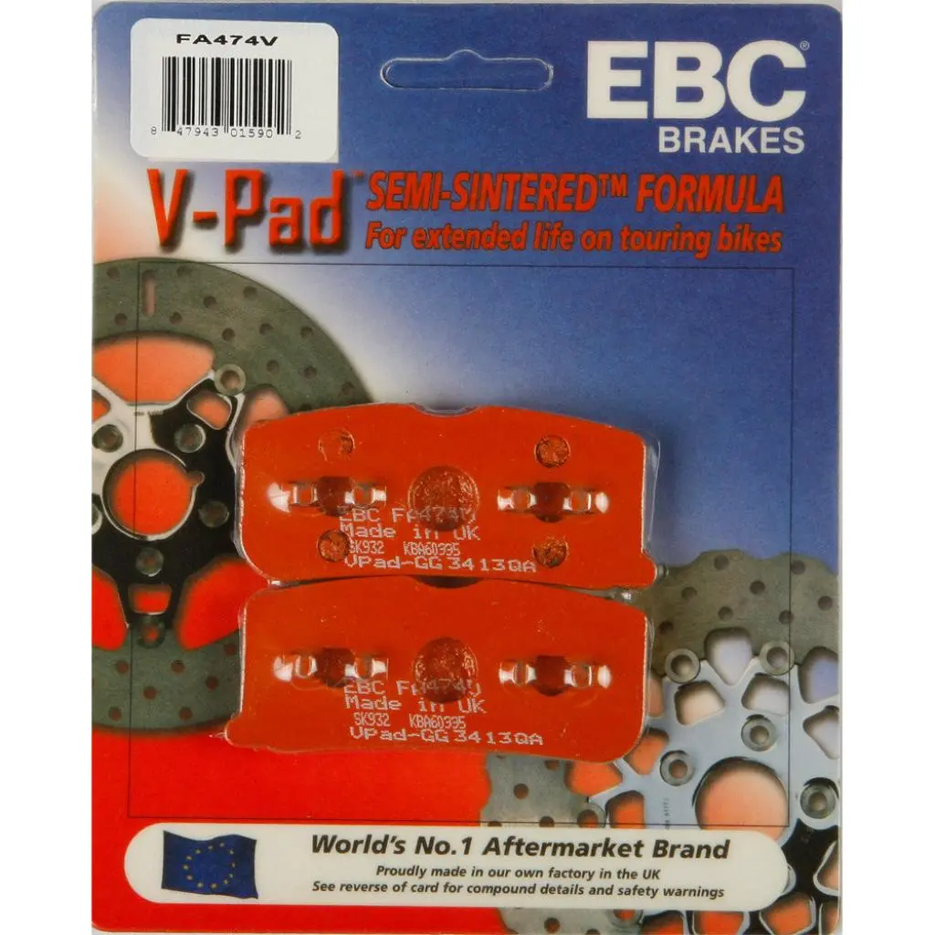 Ebc Semi-Sintered Brake Pads | Fa474v 1