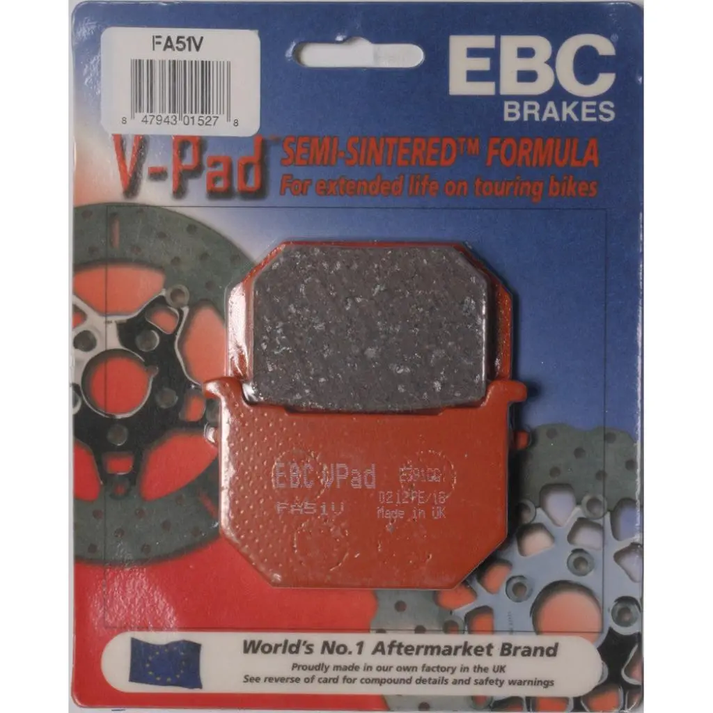 Ebc Semi-Sintered Brake Pads | Fa51v 1