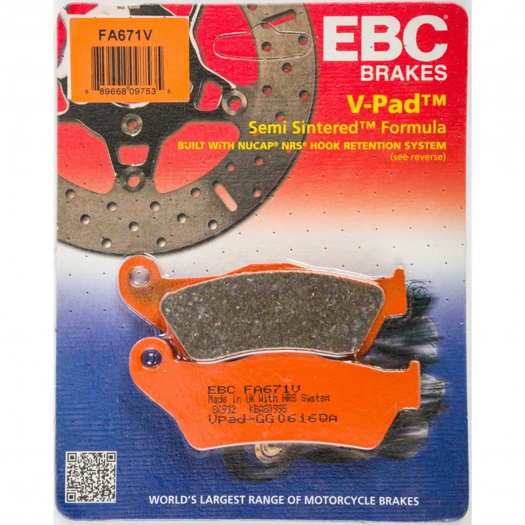 Ebc Semi-Sintered Brake Pads | Fa671v 1