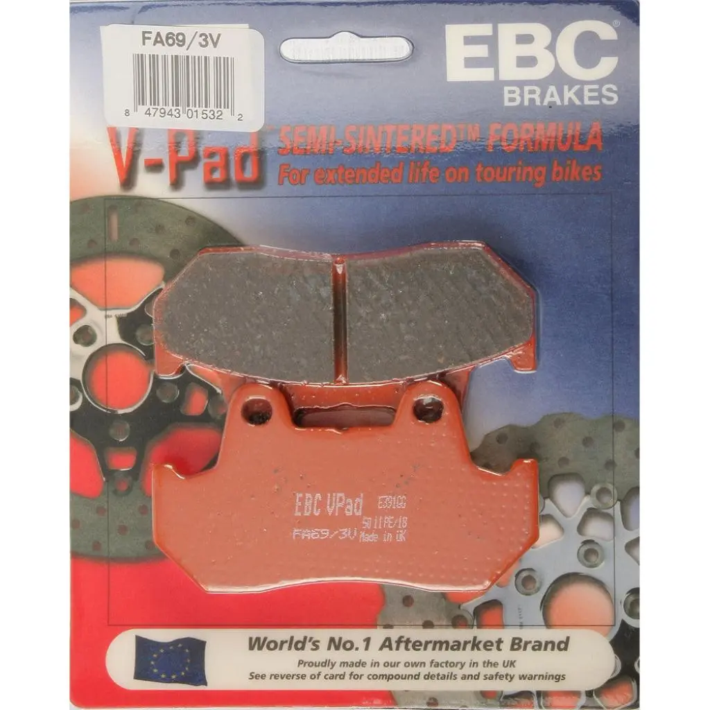 Ebc Semi-Sintered Brake Pads | Fa69/3V 1