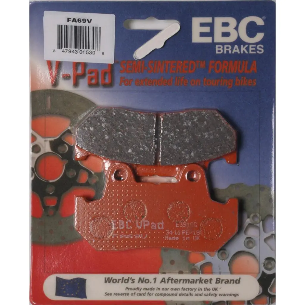 Ebc Semi-Sintered Brake Pads | Fa69v 1