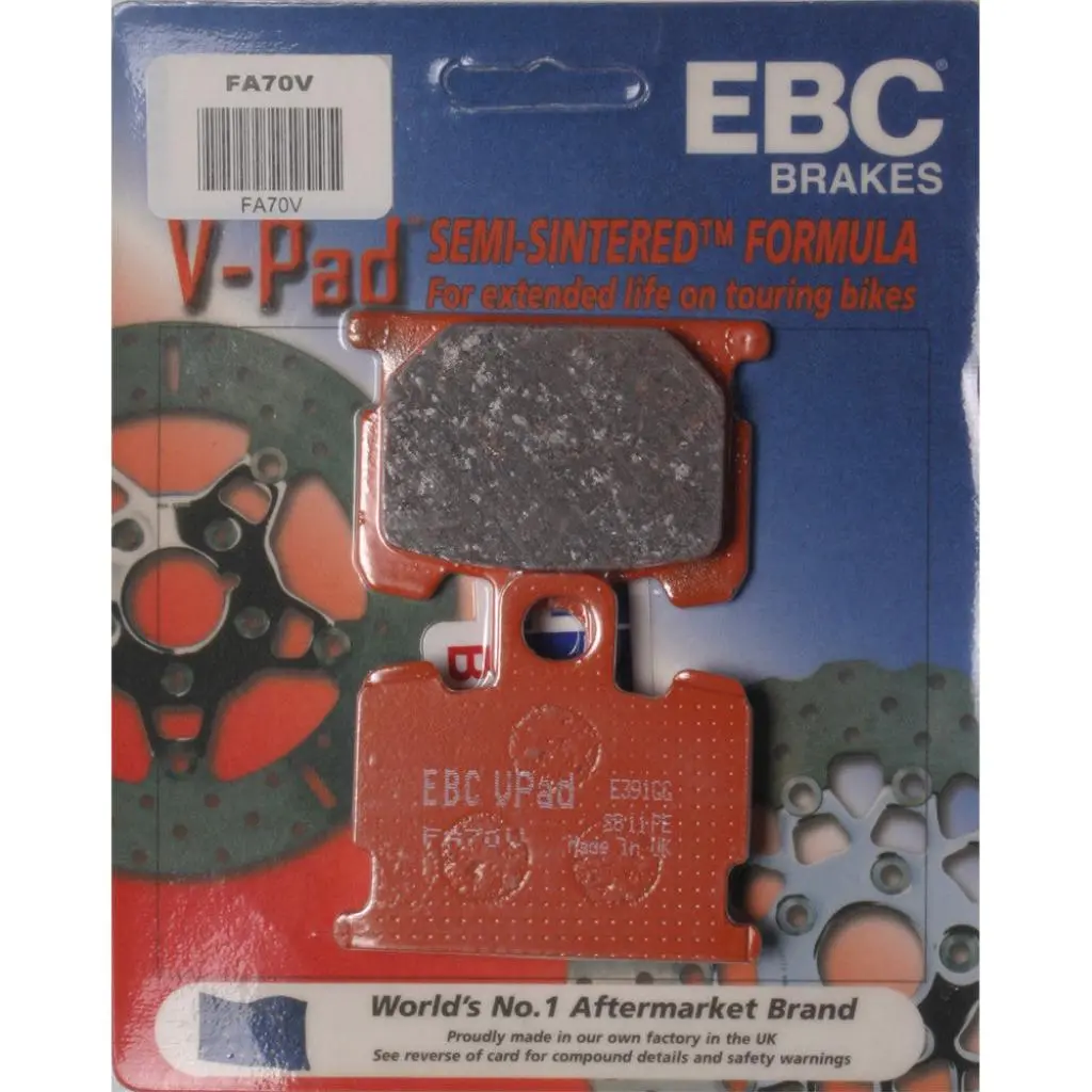Ebc Semi-Sintered Brake Pads | Fa70v 1