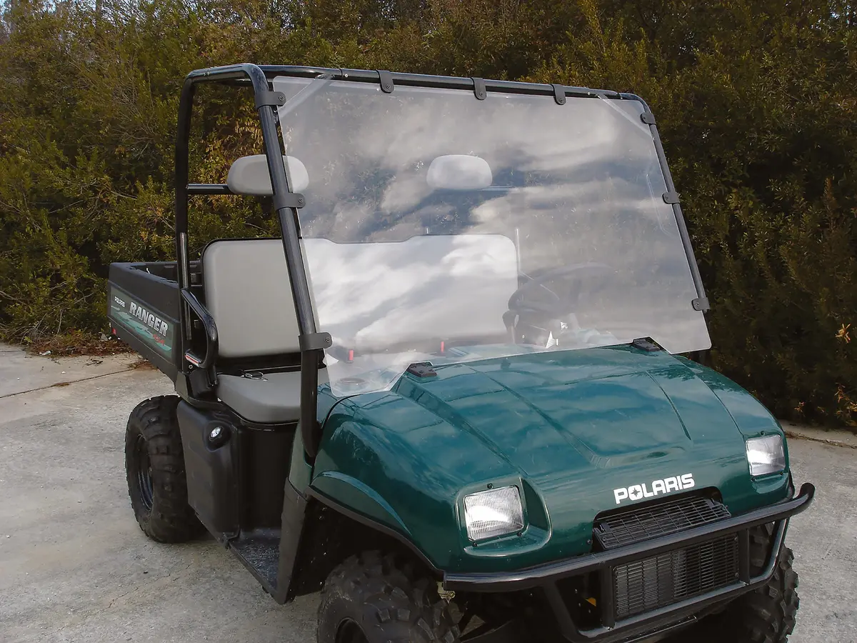 Seizmik Windshield Full (Uv Resistant Poly) Polaris 2002-08 Round Tube Ranger | 50-23018Kit 1