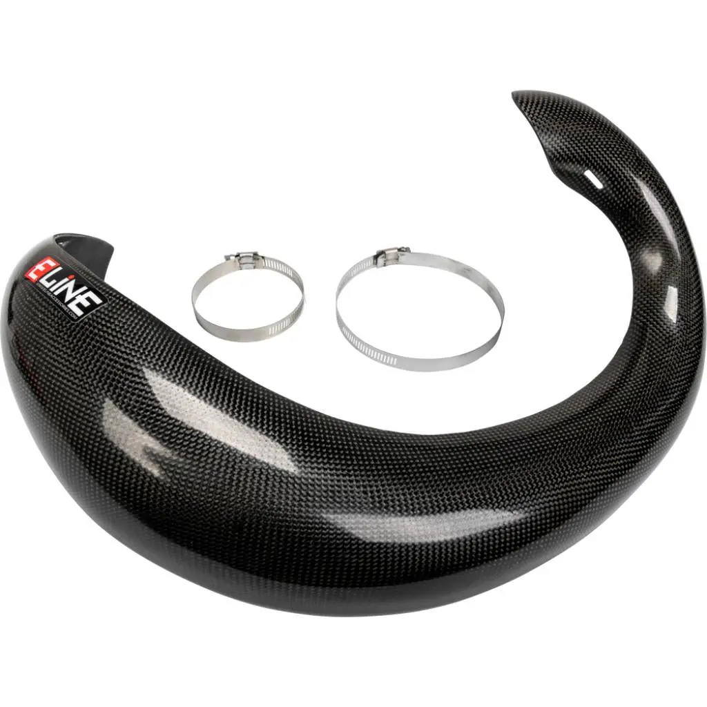 E-Line - Ktm/Husqvarna/Gasgas 250/300 Carbon Fiber Stock Pipe Guard ('19-'22) | Mpg25019 1