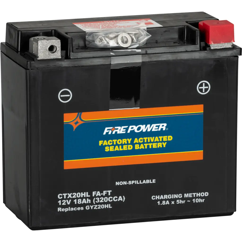 Fire Power Battery Ctx20hl (Fa) Ft Sealed Factory Activated 1