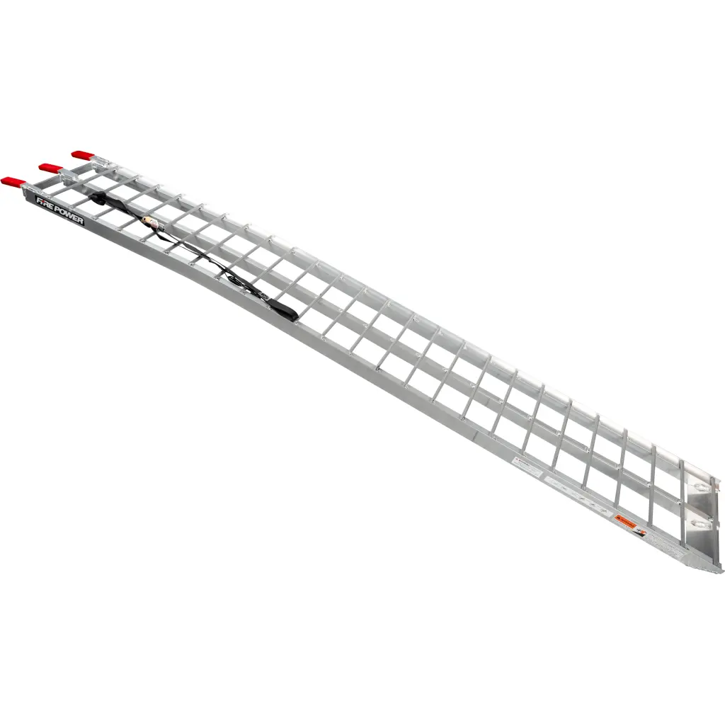 Fire Power Curved Aluminum Ramp 88" X 12" One Piece 1