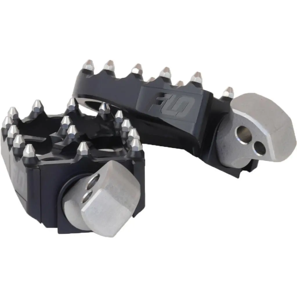 Flo Moto Style Passenger Pegs Black M8 Softail Harley | Fpeg-800-5 1