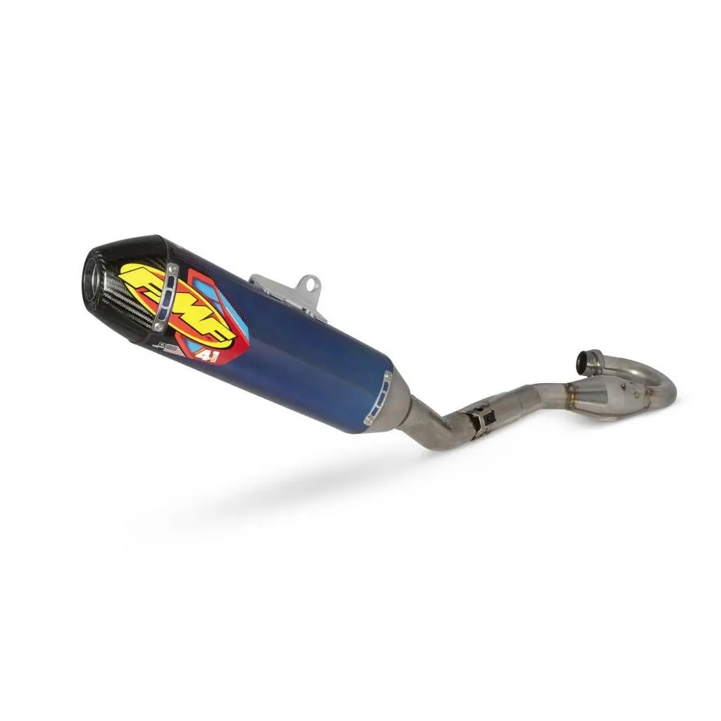 Fmf Anodized Blue Ti Factory 4.1 Exhaust System '22 Honda Crf250r | 041613 1