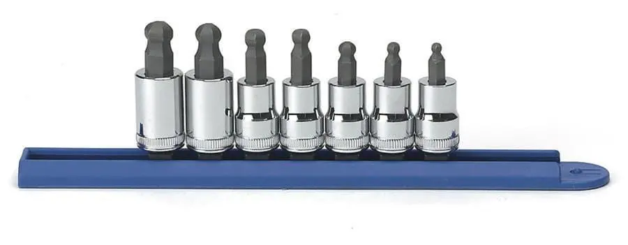 Gearwrench 80587 Ball-End Hex Bit Socket Set – 13-Piece Metric/Sae 1