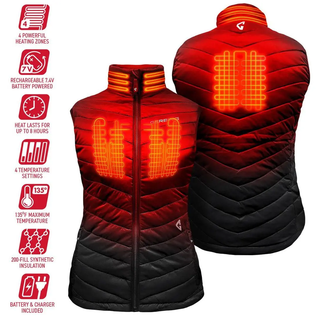 Gerbing 7V Women's Khione Puffer Heated Vest 2.0 5