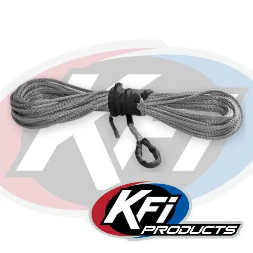 Kfi 15/64" Synthetic 38' Atv Winch Cable (Smoke) | Syn23-S38 2