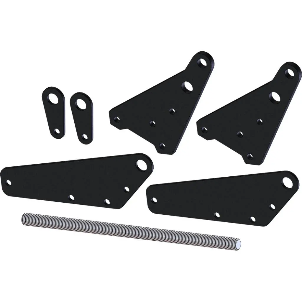 Kfi 4" Positive Utv Sq Push Tube Leveling Kit | 106324 1