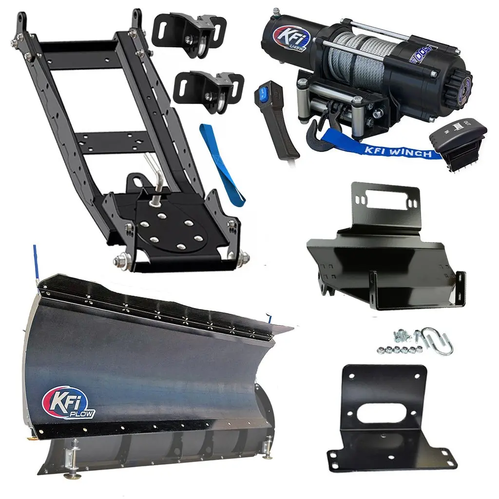 Kfi Snowplow Kit Fits Kawasaki Kaf 400 Mule 600/610 8