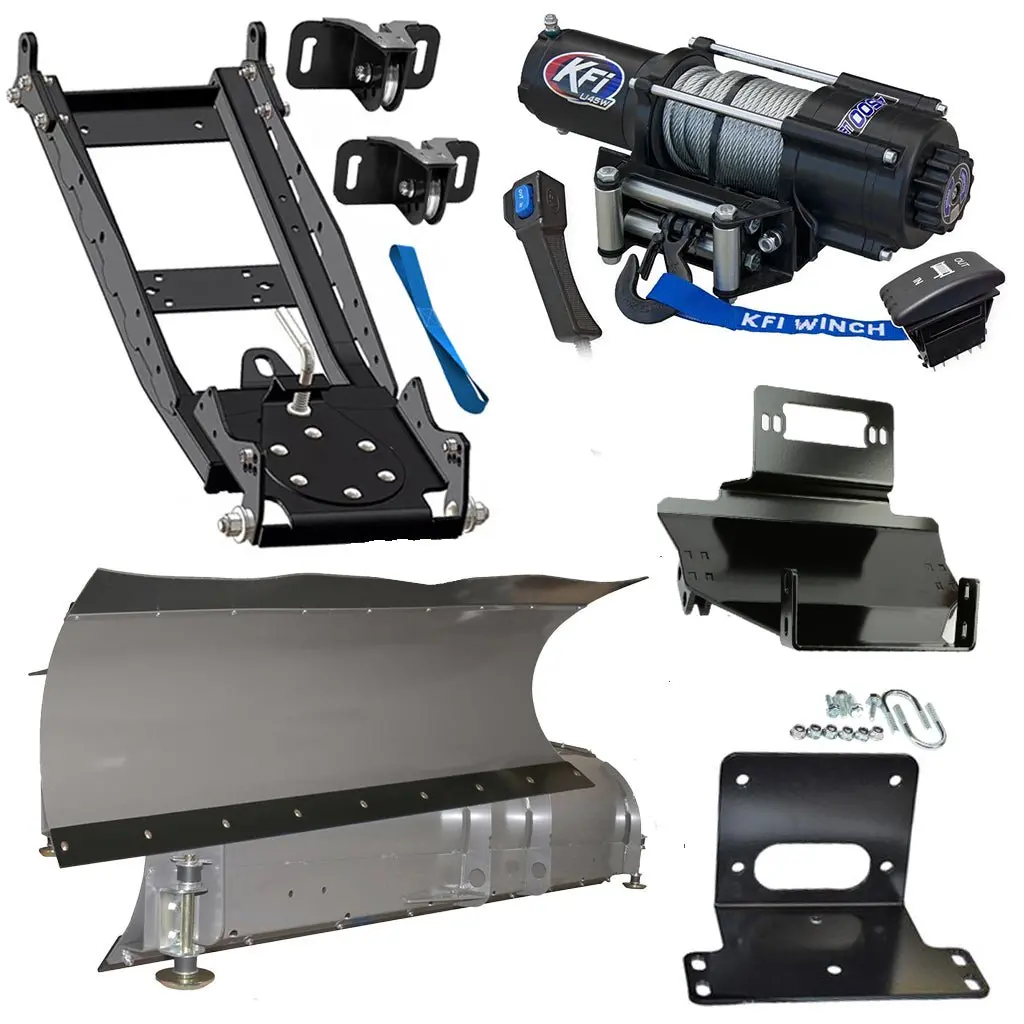 Kfi Snowplow Kit Fits Kawasaki Kaf 400 Mule 600/610 3