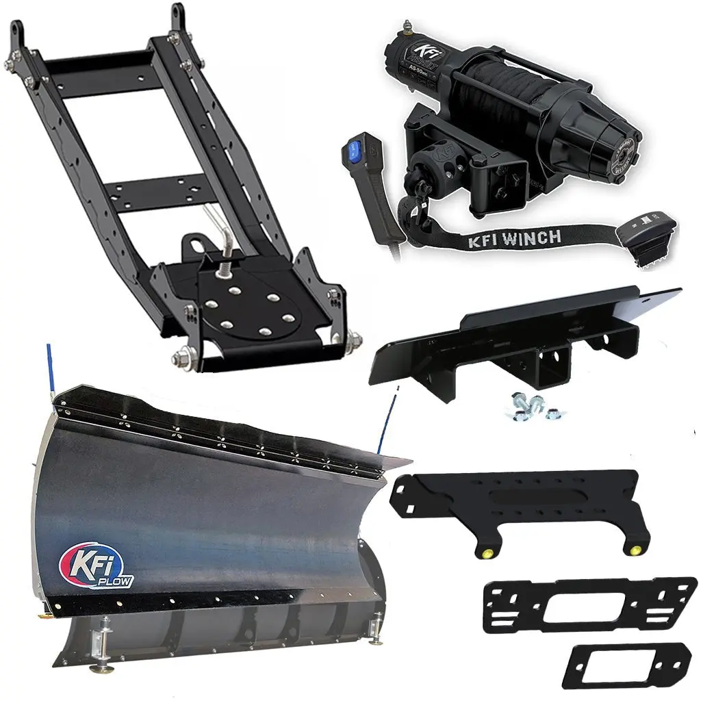 KFI Full-Size Snowplow Kit Compatible with Polaris Ranger Crew, XP 570, 900, and 1000 Models - Image 10