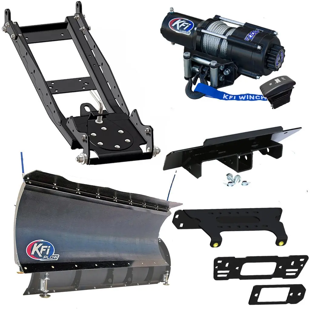 KFI Full-Size Snowplow Kit Compatible with Polaris Ranger Crew, XP 570, 900, and 1000 Models - Image 7