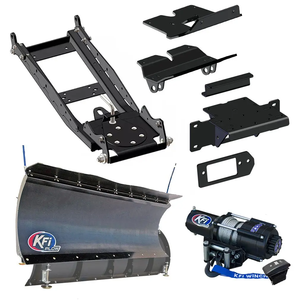 KFI Snowplow Installation Kit Compatible with Kawasaki Ridgeline 1000 - Image 7