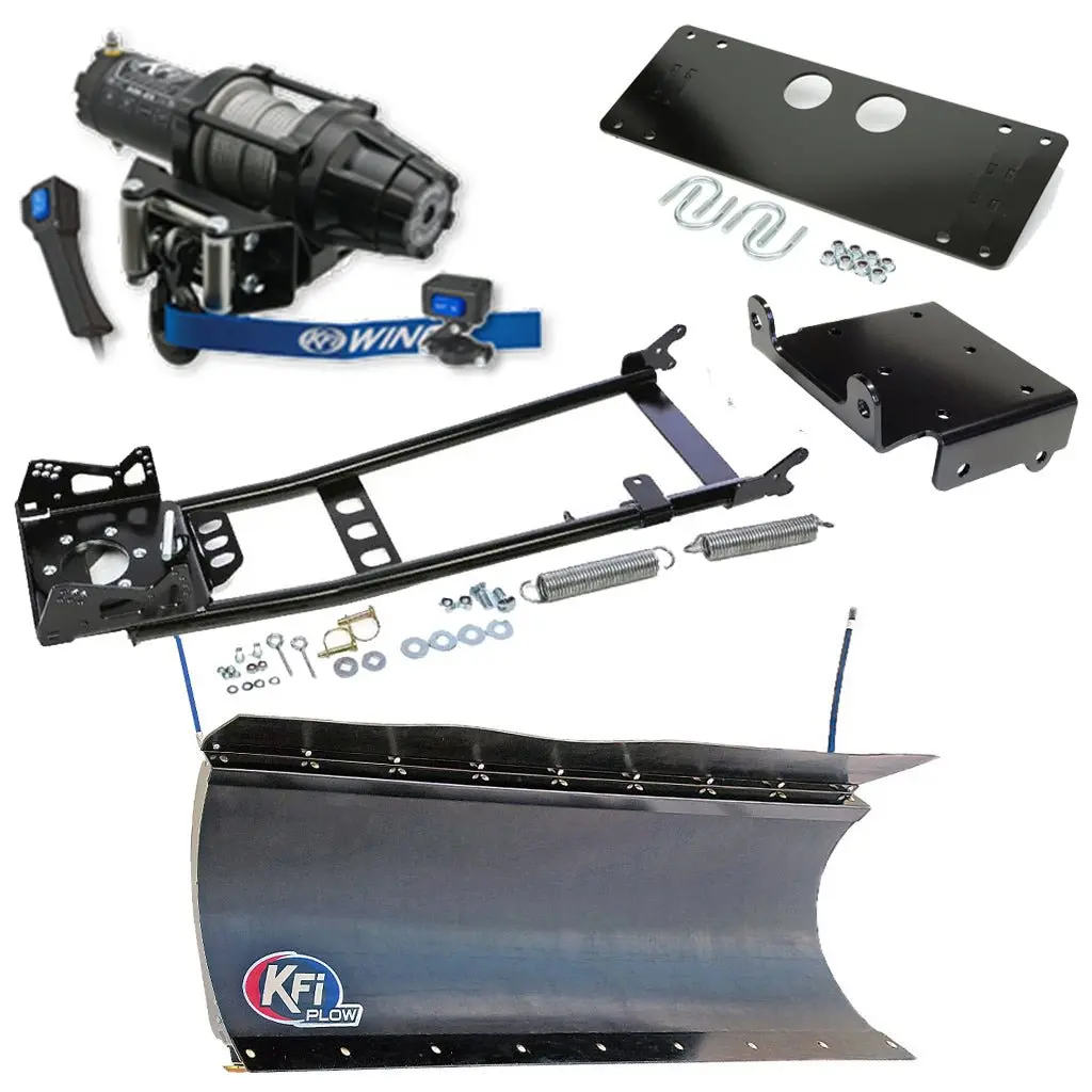 KFI Snowplow Attachment Kit Compatible with Suzuki King Quad 450, 500, 700, and 750 ATVs - Image 24