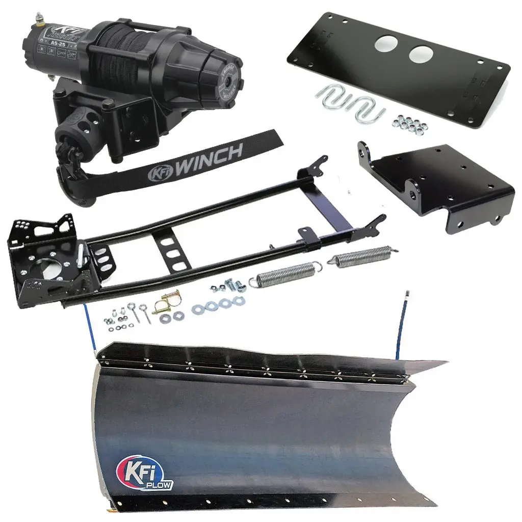 KFI Snowplow Attachment Kit Compatible with Suzuki King Quad 450, 500, 700, and 750 ATVs - Image 26