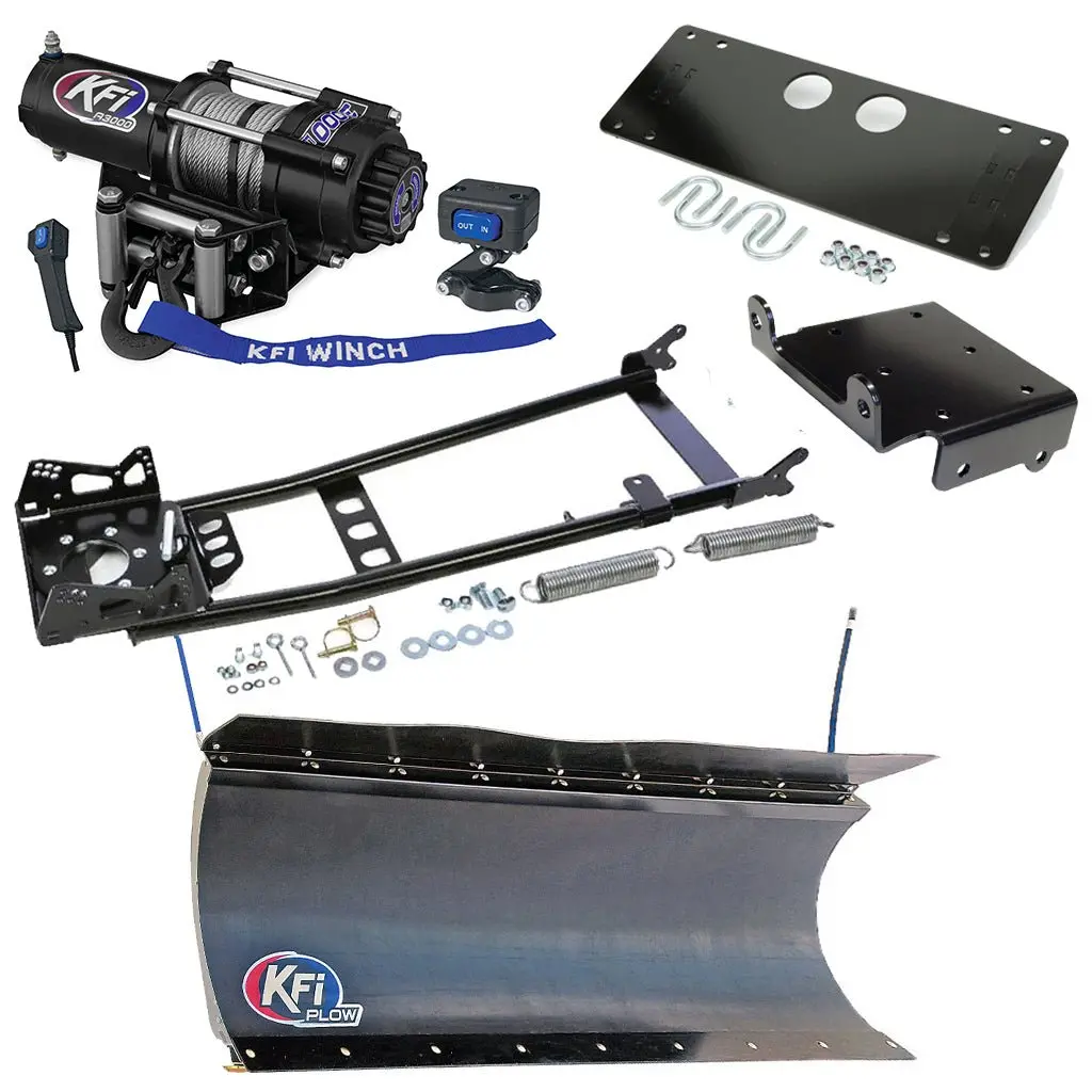KFI Snowplow Attachment Kit Compatible with Suzuki King Quad 450, 500, 700, and 750 ATVs - Image 23