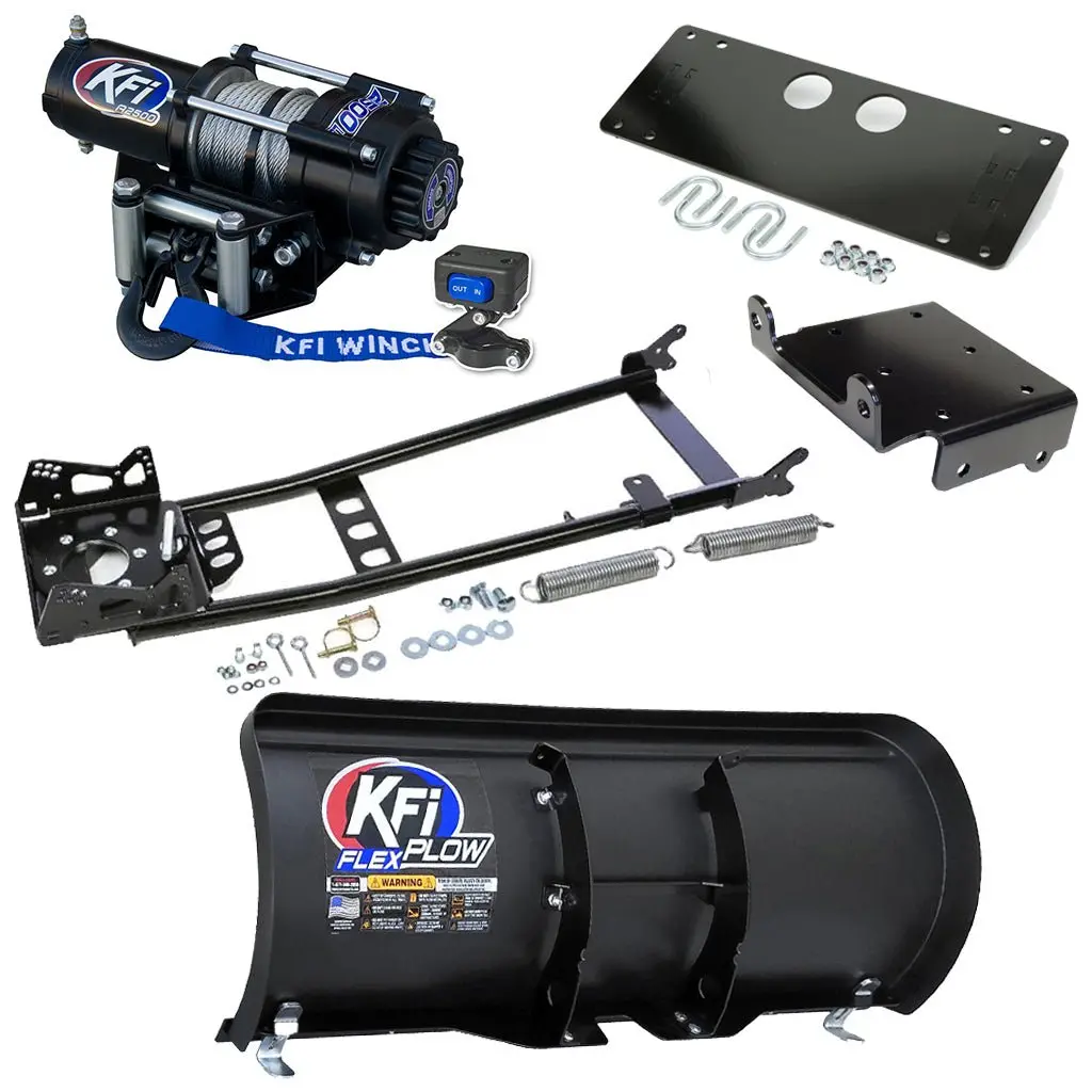 Kfi Snowplow Kit Suzuki 450, 500, 700, 750 King Quad Atv 4