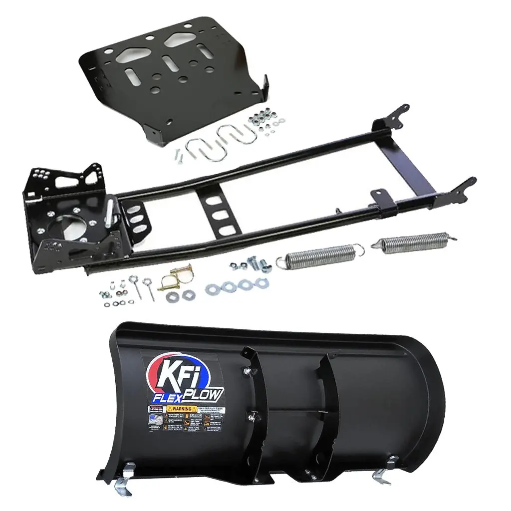 Kfi Snowplow Kit Yamaha Grizzly 550 Atv (2009-2014) & Grizzly 700 Atv (2007-2015) 1