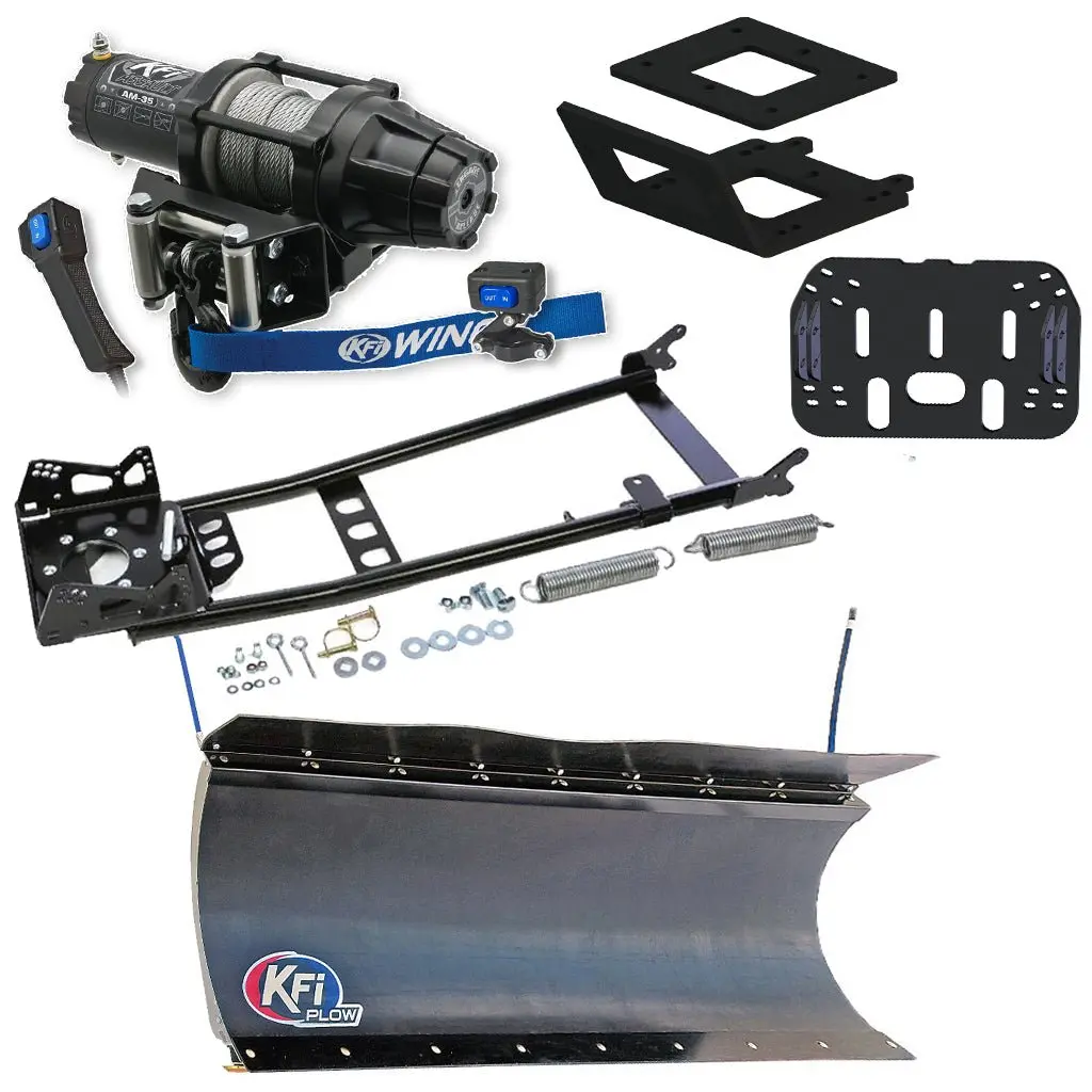 KFI Snowplow Mounting Kit Compatible with Yamaha Kodiak 450 4x4 ATV (2018–2025 Models) - Image 25