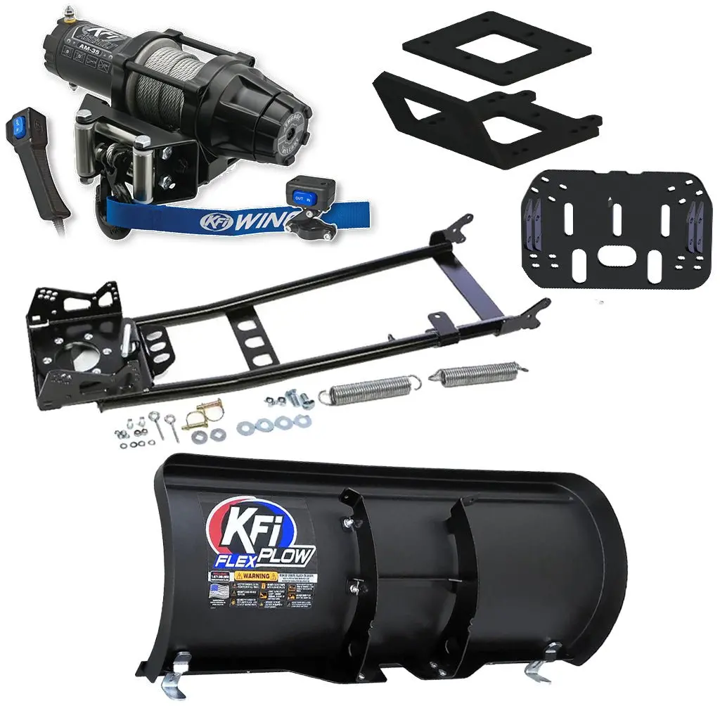 Kfi Snowplow Kit Yamaha Kodiak 450 4X4 Atv (2018-On) 7