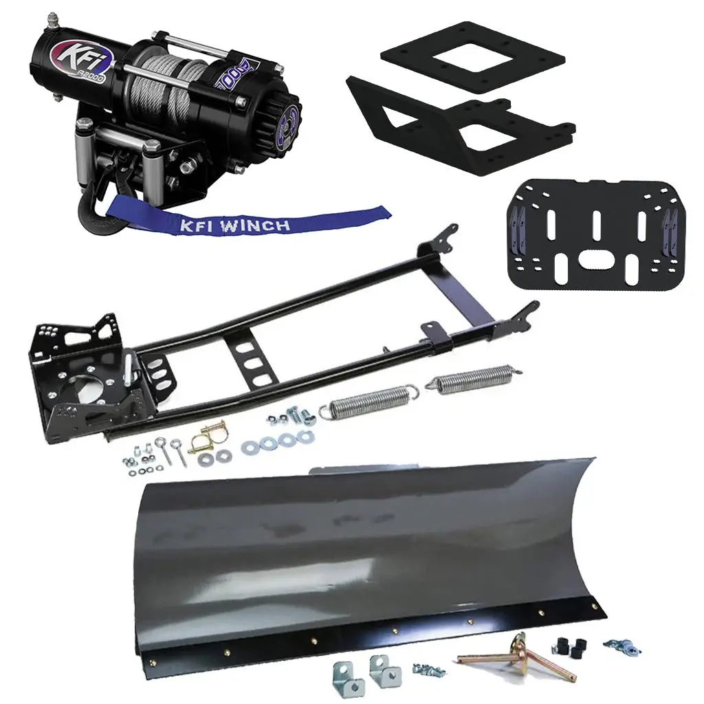 Kfi Snowplow Kit Yamaha Kodiak 450 4X4 Atv (2018-On) 12