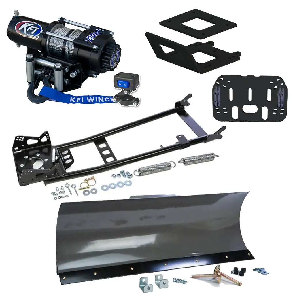 Kfi Snowplow Kit Yamaha Kodiak 450 4X4 Atv (2018-On) 13