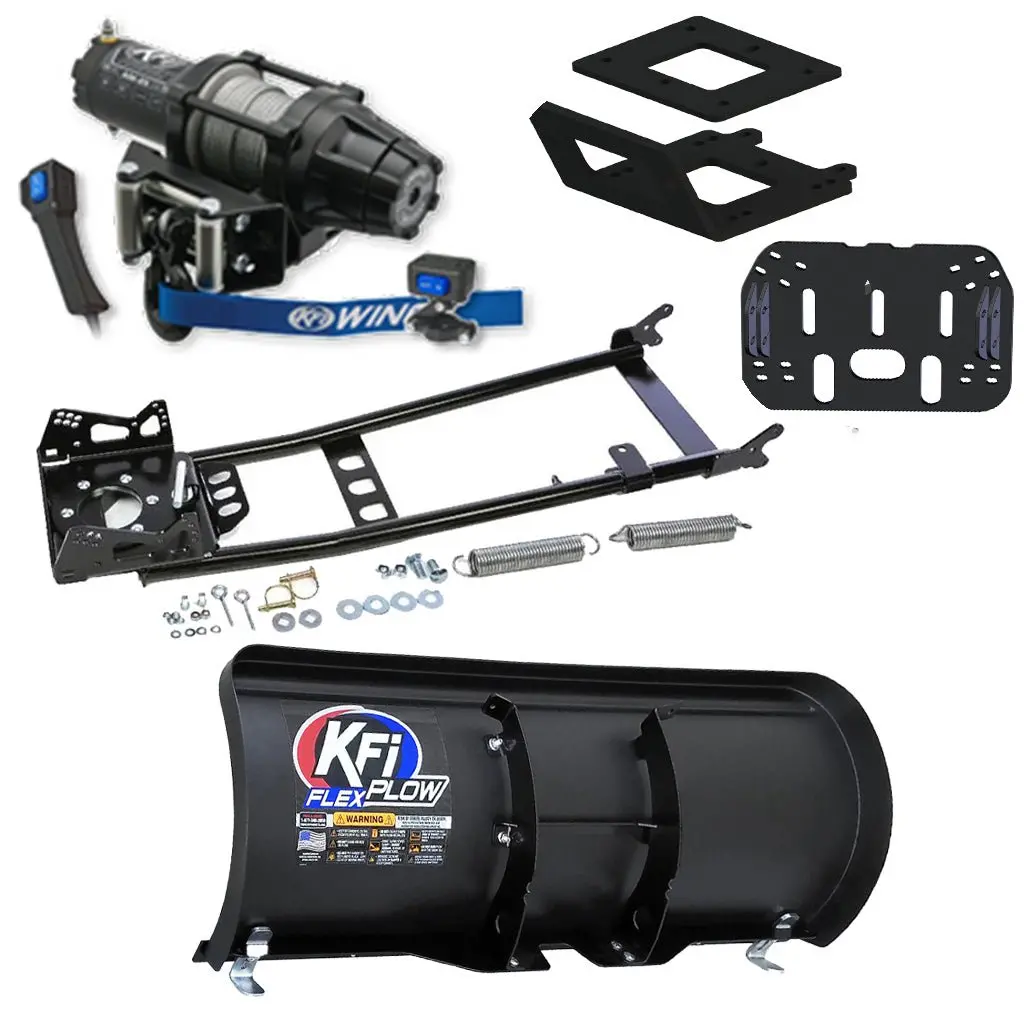 Kfi Snowplow Kit Yamaha Kodiak 450 4X4 Atv (2018-On) 6