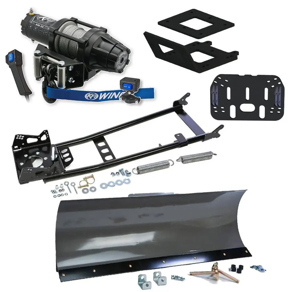 Kfi Snowplow Kit Yamaha Kodiak 450 4X4 Atv (2018-On) 16