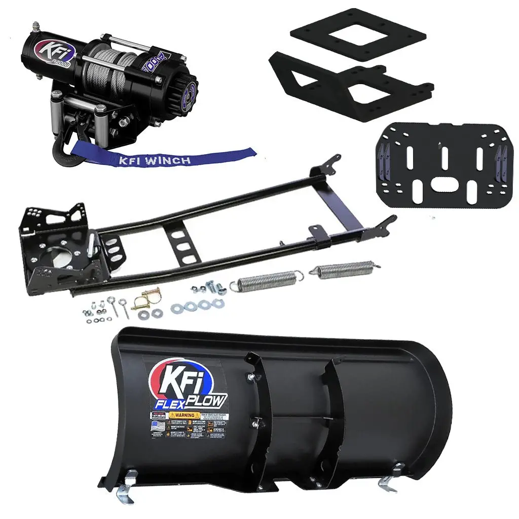 Kfi Snowplow Kit Yamaha Kodiak 450 4X4 Atv (2018-On) 3