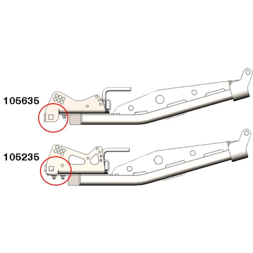 Kfi Utv Push Tube Cradle | 105639-R 2