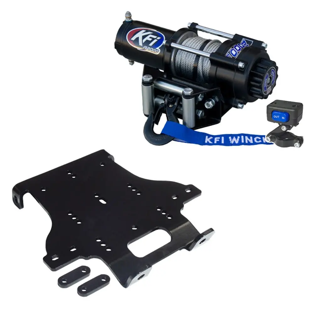 Kfi Winch And Winch Mount Kit Honda Trx500 Foreman Rubicon 1