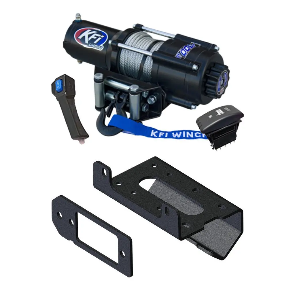Kfi Winch & Winch Mount Kit Can-Am Defender 1