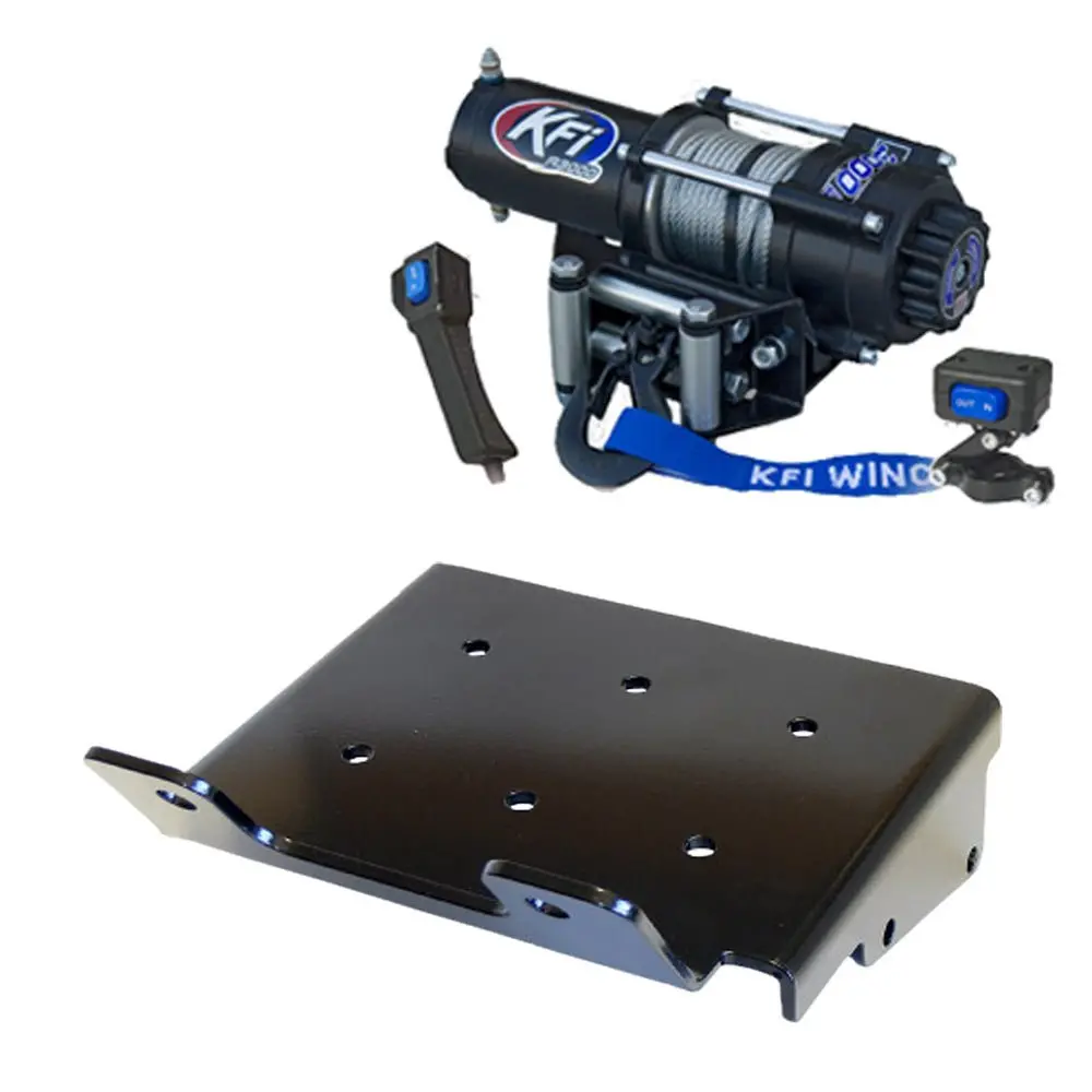 Kfi Winch & Winch Mount Kit Fits 2008-On Suzuki King Quad 400 4X4/As/Af/Asi/Fsi Atv 3