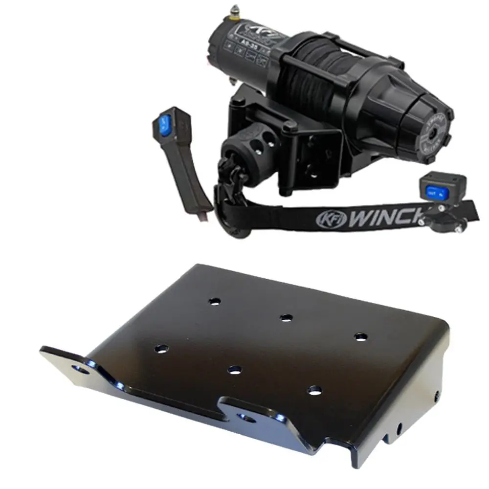 KFI Winch and Mounting Kit Compatible with 2008–Present Suzuki King Quad 400 ATV Models (4x4, AS, AF, ASI, FSI) - Image 6