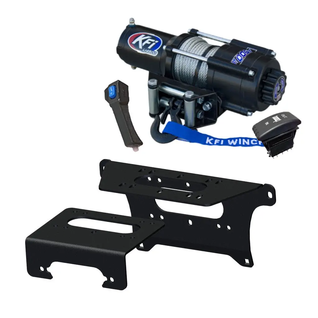 Kfi Winch & Winch Mount Kit Fits Various 2019-On Polaris Ranger 1000 (Crew/Eps/Premium/Le/Northstar Edition/Texas Edition/Trail Boss) 1