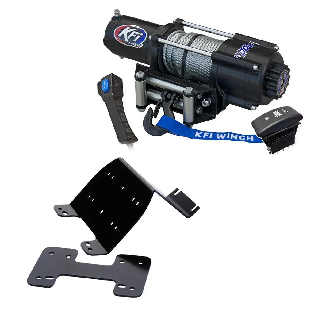 Kfi Winch & Winch Mount Kit Honda Big Red Muv 2009-2013 2