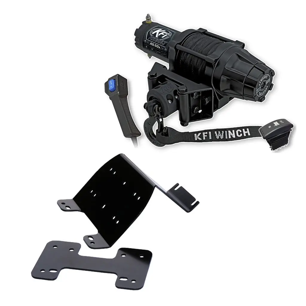 Kfi Winch & Winch Mount Kit Honda Big Red Muv 2009-2013 3