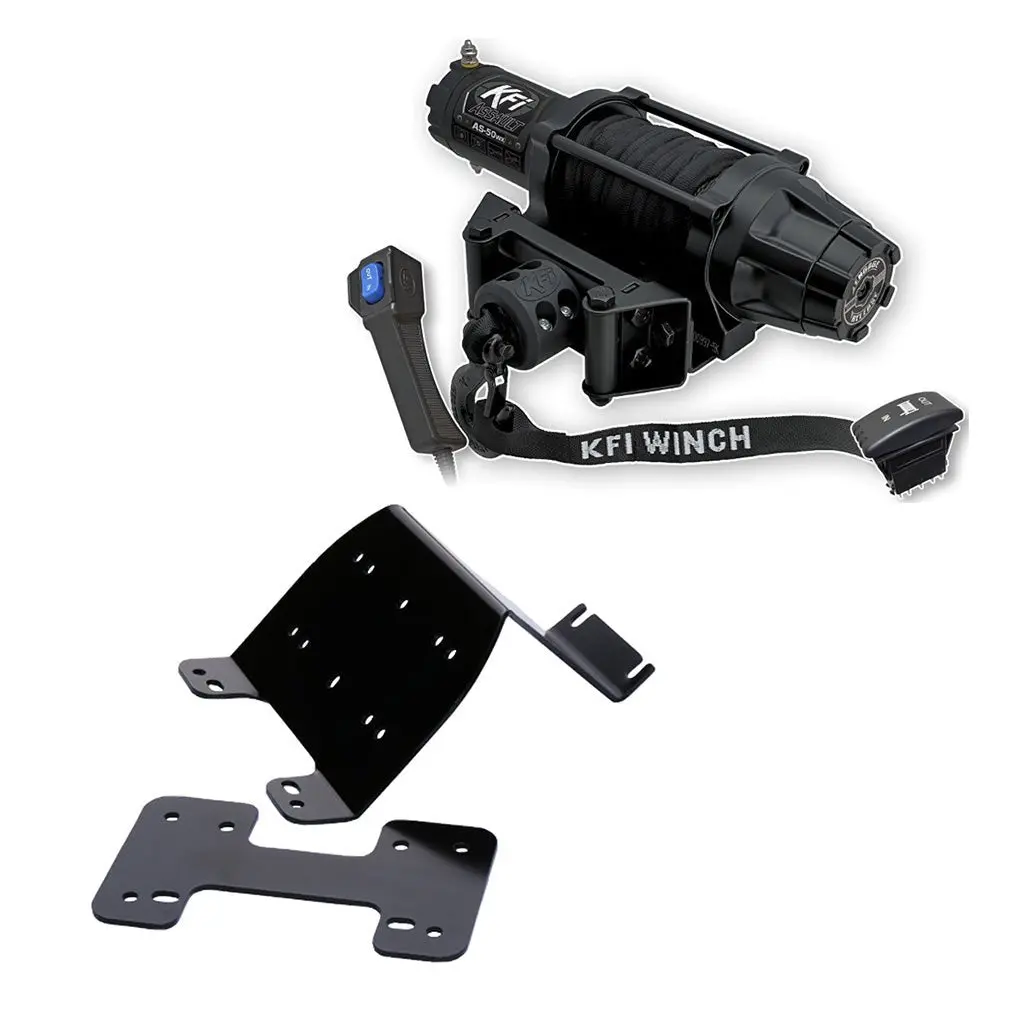 Kfi Winch & Winch Mount Kit Honda Big Red Muv 2009-2013 4