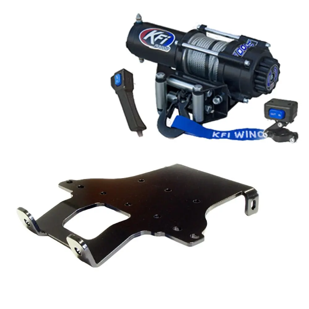 Kfi Winch & Winch Mount Kit Honda Rincon Trx650 Trx680 (2003-2023) 2
