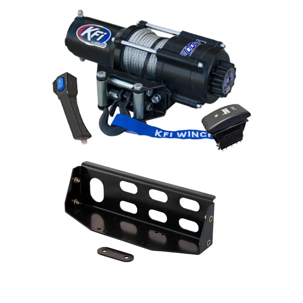 Kfi Winch & Winch Mount Kit John Deere Gator Xuv 625I, 825E, 825I, 825M, 855D, 855E, 855M 1