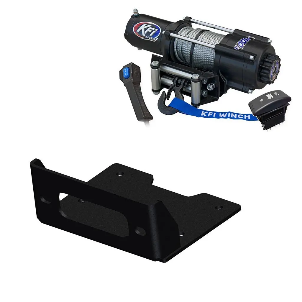 Kfi Winch & Winch Mount Kit John Deere Gator Xuv 835E/M/R & 865E/M/R 1