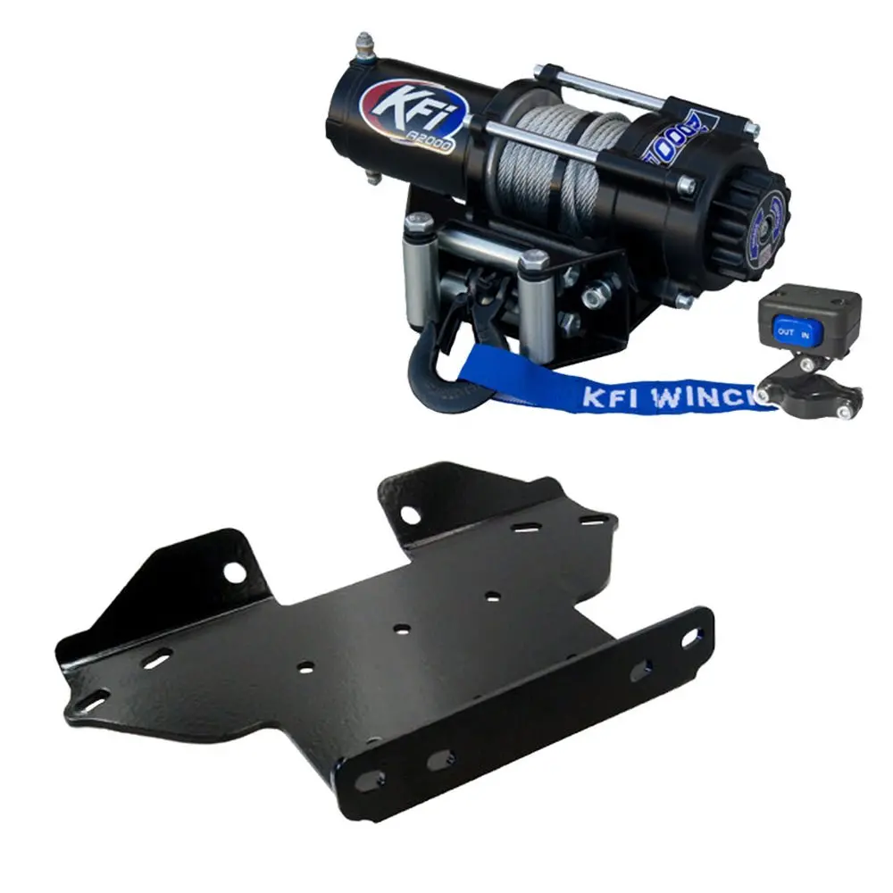 Kfi Winch & Winch Mount Kit Kawasaki Brute Force 650/750 (2005-2024) 1