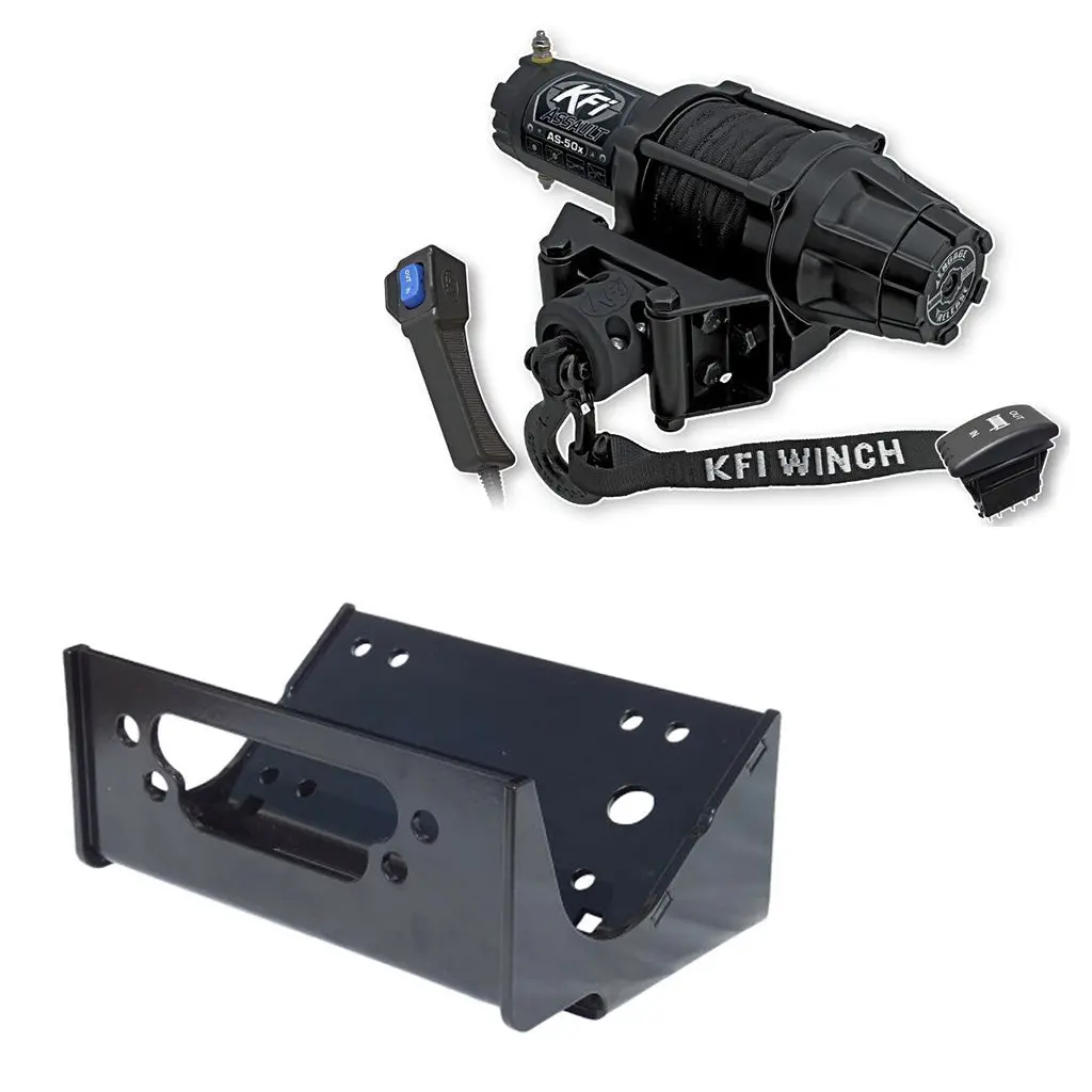 Kfi Winch & Winch Mount Kit Kawasaki Teryx 800 & Teryx4 750/800 3