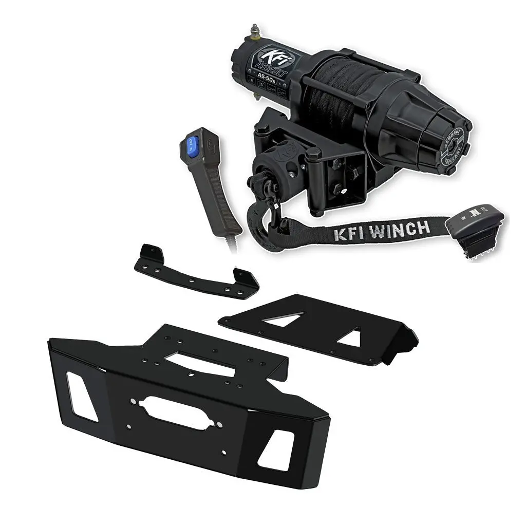 Kfi Winch & Winch Mount Kit Polaris Rzr Xp 1000 2024 3