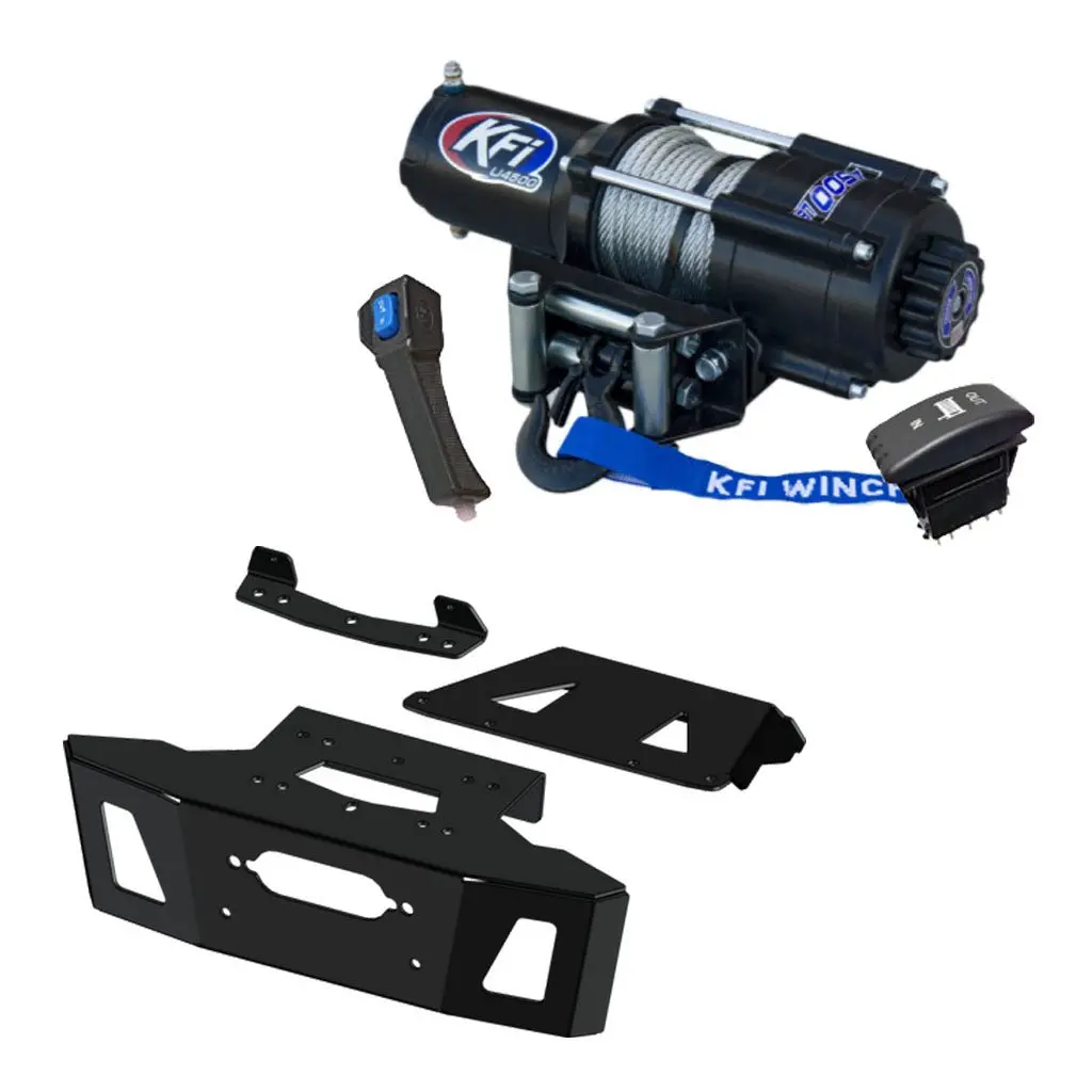 Kfi Winch & Winch Mount Kit Polaris Rzr Xp 1000 2024 1