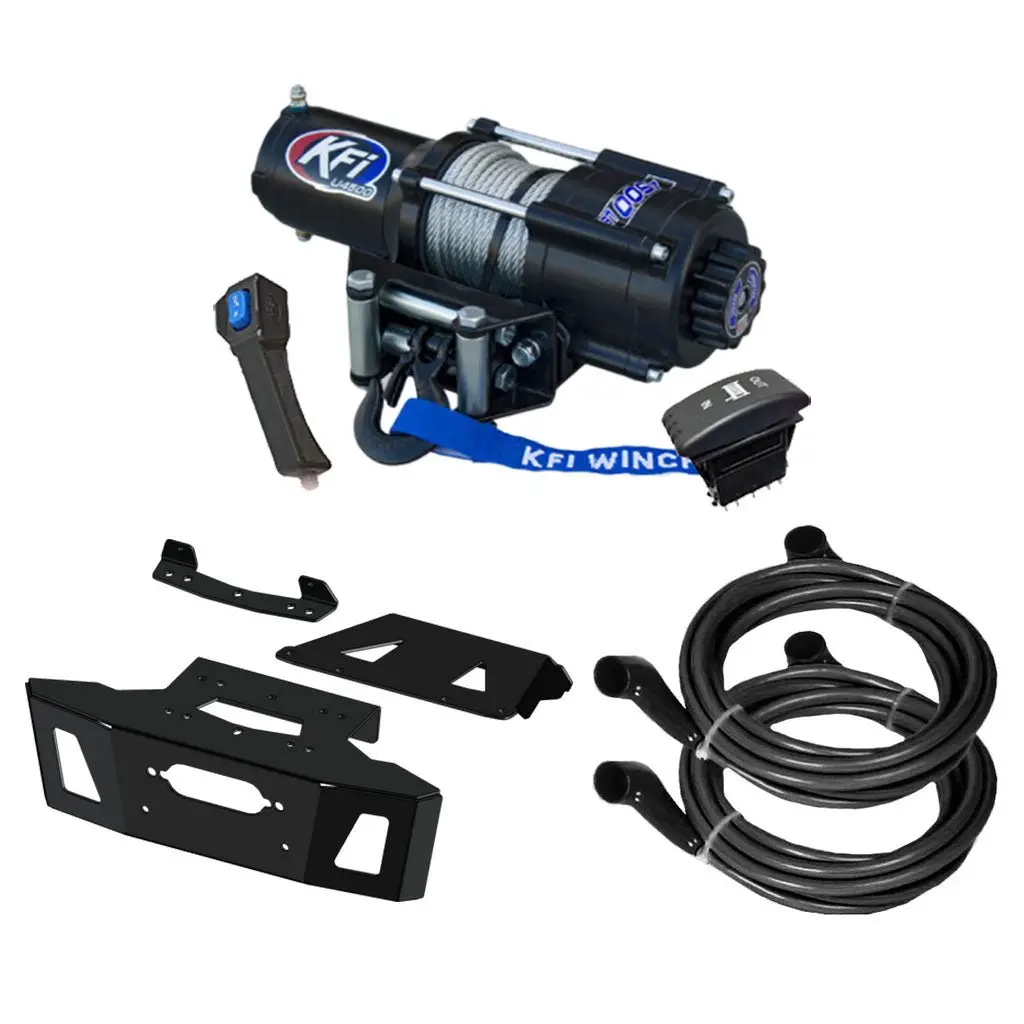 Kfi Winch & Winch Mount Kit Polaris Rzr Xp 4 1000 2024 1